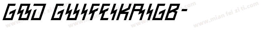 God GuifeikaiGB字体转换